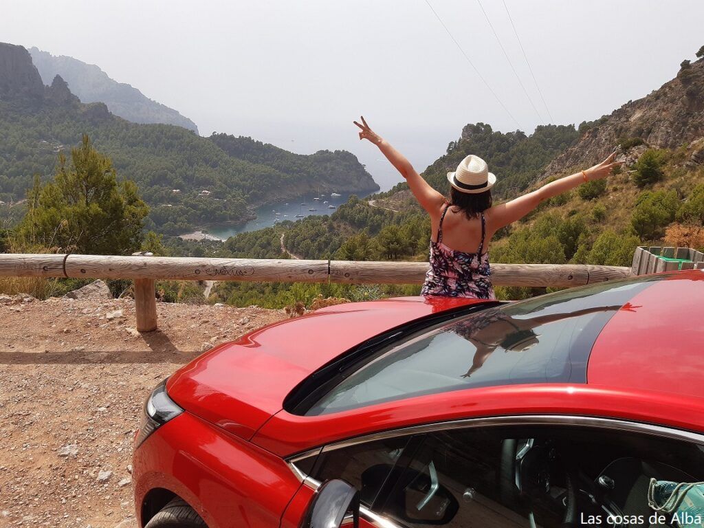 Mirador Sierra Tramontana Mallorca en coche de alquiler